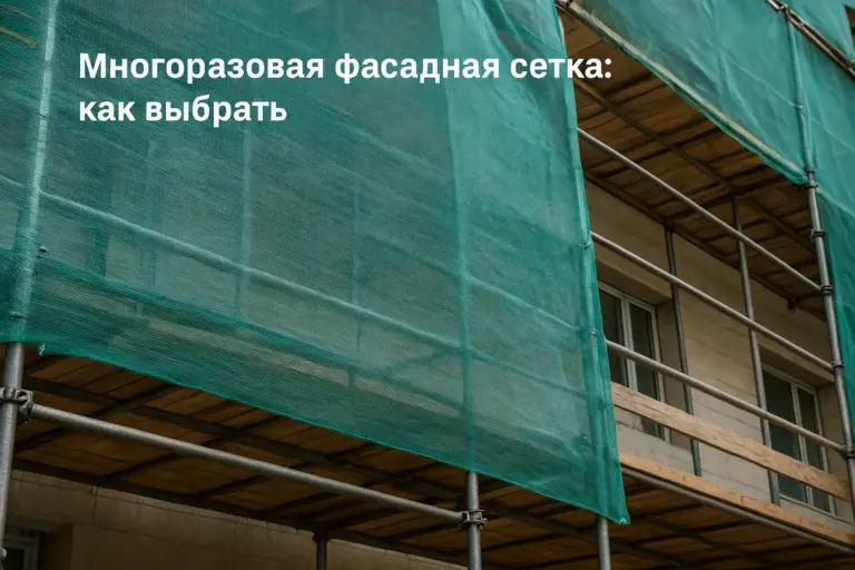Читать далее о этой статье Многоразовая фасадная сетка: как выбрать