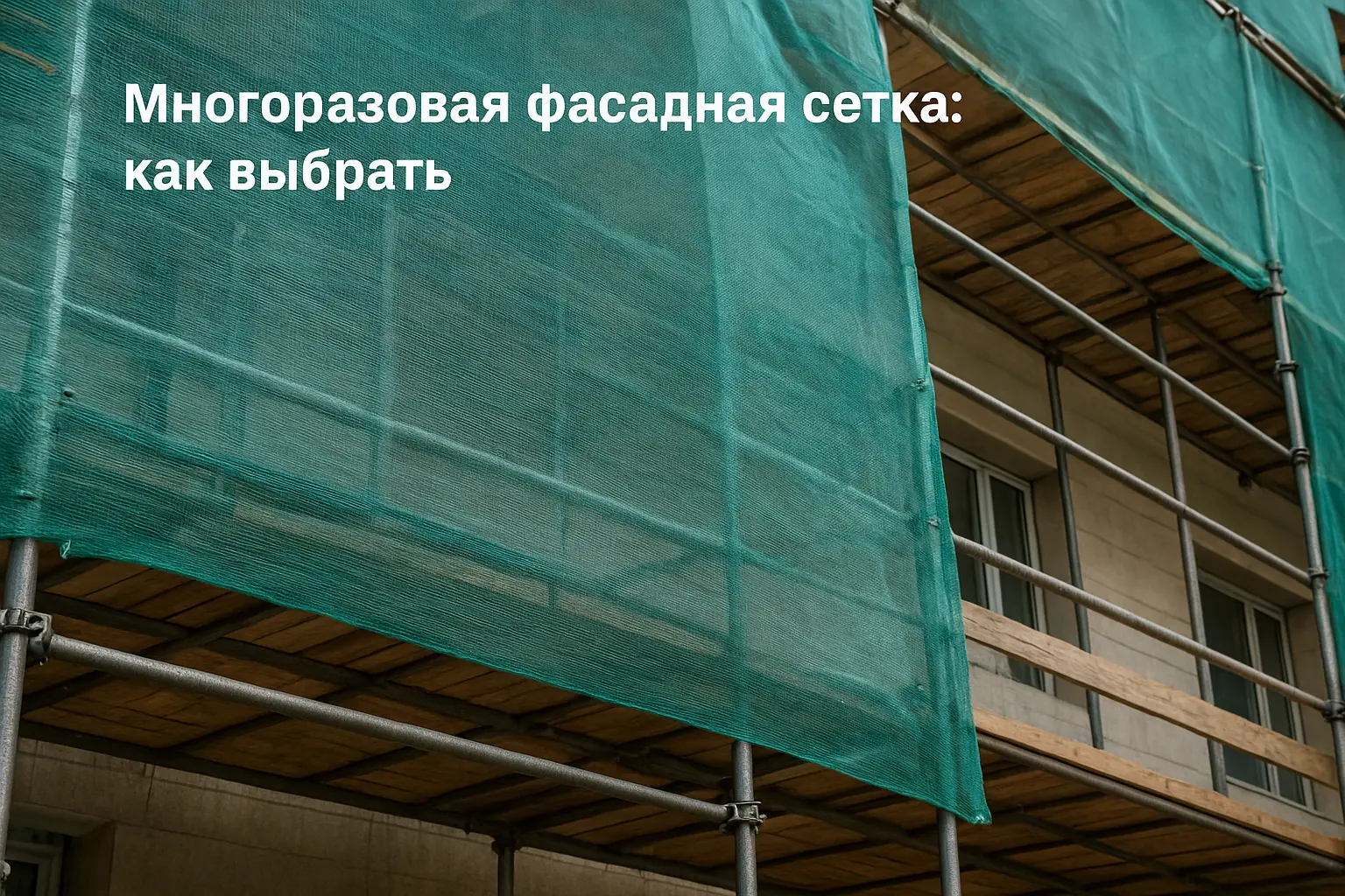 Многоразовая фасадная сетка: как выбрать