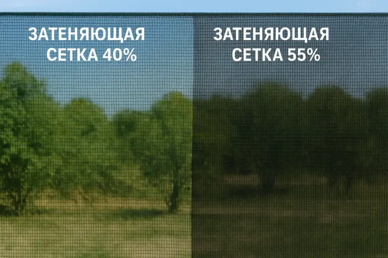 Читать далее о этой статье Затеняющая сетка 40% и 55%: для каких регионов подходят